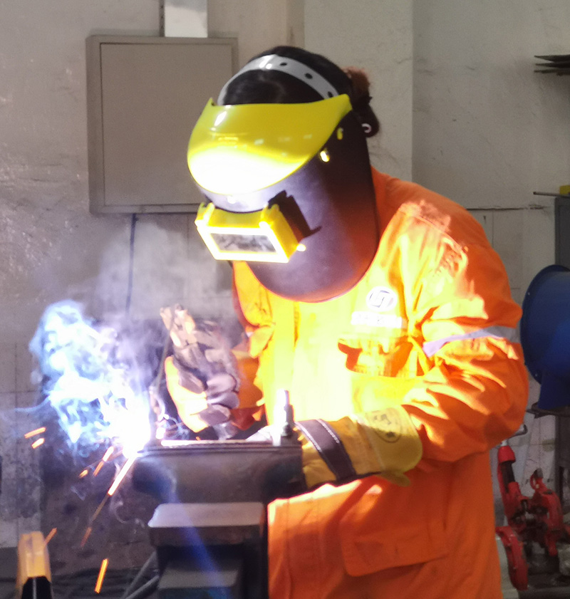 永不褪色的女勞模——記弘旭公司電儀防腐工程處葉華蘭(圖1) 永不褪色的女勞?!浐胄窆倦妰x防腐工程處葉華蘭(圖1)