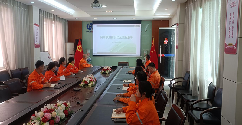 學(xué)法懂法，知法用法 ——弘旭公司組織《民商事訴訟全流程法律實(shí)務(wù)問(wèn)題解析》專題線上培訓(xùn)(圖1)